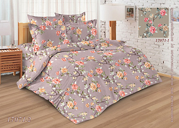 Бязь 220 о/м Самтекс ГОСТ (Наш) (10934-2 "Пионы")